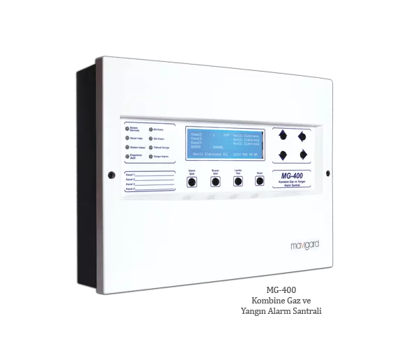 Endüstriyel Tip Kombine Gaz Algılama ve Alarm Sistemleri